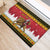Belgium Christmas Personalized Rubber Doormat Santa Riding Lion - Wonder Print Shop
