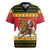 Belgium Christmas Personalized Rugby Jersey Santa Riding Lion - Wonder Print Shop