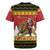 Belgium Christmas Personalized Rugby Jersey Santa Riding Lion - Wonder Print Shop