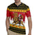 Belgium Christmas Personalized Rugby Jersey Santa Riding Lion - Wonder Print Shop