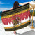 Belgium Christmas Personalized Sarong Santa Riding Lion - Wonder Print Shop