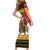 Belgium Christmas Personalized Short Sleeve Bodycon Dress Santa Riding Lion - Wonder Print Shop