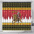 Belgium Christmas Personalized Shower Curtain Santa Riding Lion - Wonder Print Shop