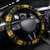 Belgium Christmas Steering Wheel Cover Santa Riding Lion - Wonder Print Shop