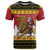 Belgium Christmas Personalized T Shirt Santa Riding Lion - Wonder Print Shop