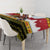 Belgium Christmas Personalized Tablecloth Santa Riding Lion - Wonder Print Shop