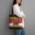 Belgium Christmas Personalized Tote Bag Santa Riding Lion - Wonder Print Shop