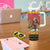 Belgium Christmas Personalized Tumbler With Handle Santa Riding Lion - Wonder Print Shop