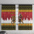 Belgium Christmas Personalized Window Curtain Santa Riding Lion - Wonder Print Shop
