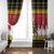 Belgium Christmas Personalized Window Curtain Santa Riding Lion - Wonder Print Shop