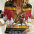 Belgium Christmas Personalized Women Casual Shirt Santa Riding Lion - Wonder Print Shop