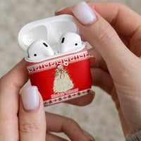 Georgia Christmas Chichilaki AirPods Case Celebrate Georgian Tradition - Wonder Print Shop