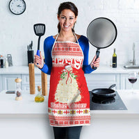 Georgia Christmas Chichilaki Apron Celebrate Georgian Tradition - Wonder Print Shop