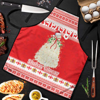 Georgia Christmas Chichilaki Apron Celebrate Georgian Tradition - Wonder Print Shop