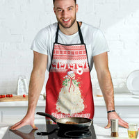 Georgia Christmas Chichilaki Apron Celebrate Georgian Tradition - Wonder Print Shop