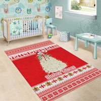 Georgia Christmas Chichilaki Area Rug Celebrate Georgian Tradition - Wonder Print Shop