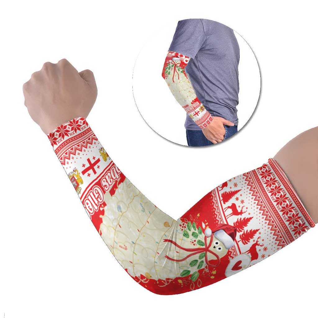 Georgia Christmas Chichilaki Arm Sleeves Celebrate Georgian Tradition - Wonder Print Shop