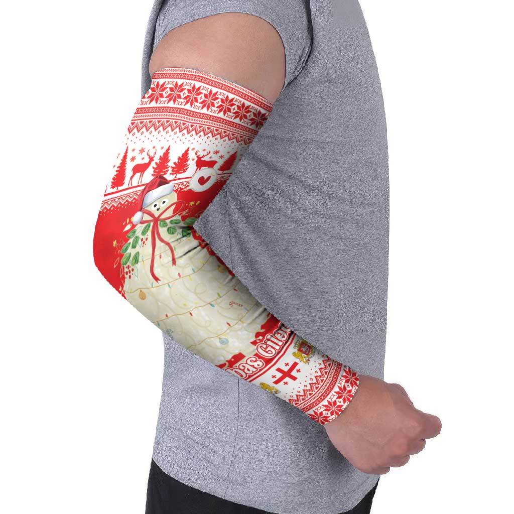 Georgia Christmas Chichilaki Arm Sleeves Celebrate Georgian Tradition - Wonder Print Shop