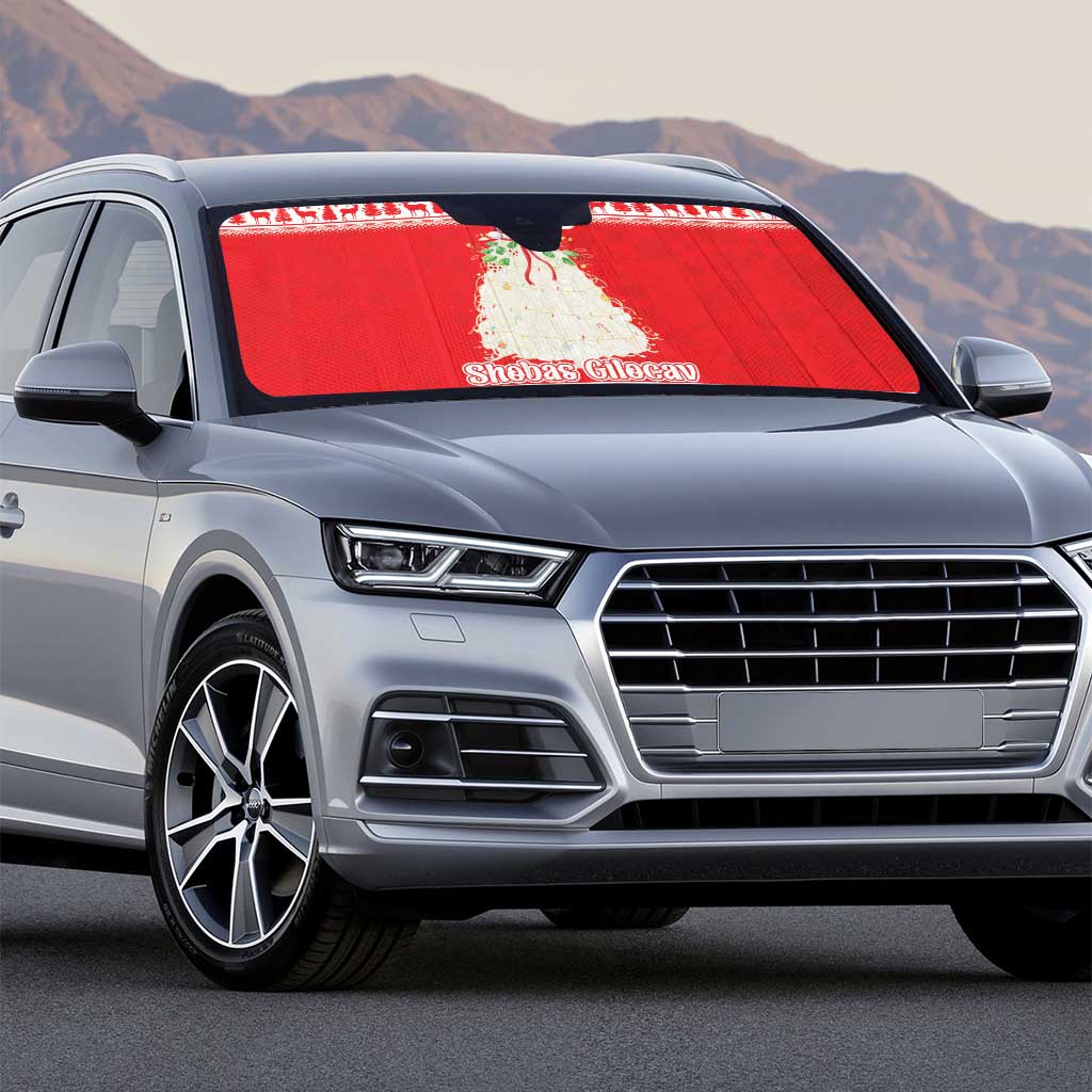 Georgia Christmas Chichilaki Auto Sun Shade Celebrate Georgian Tradition - Wonder Print Shop