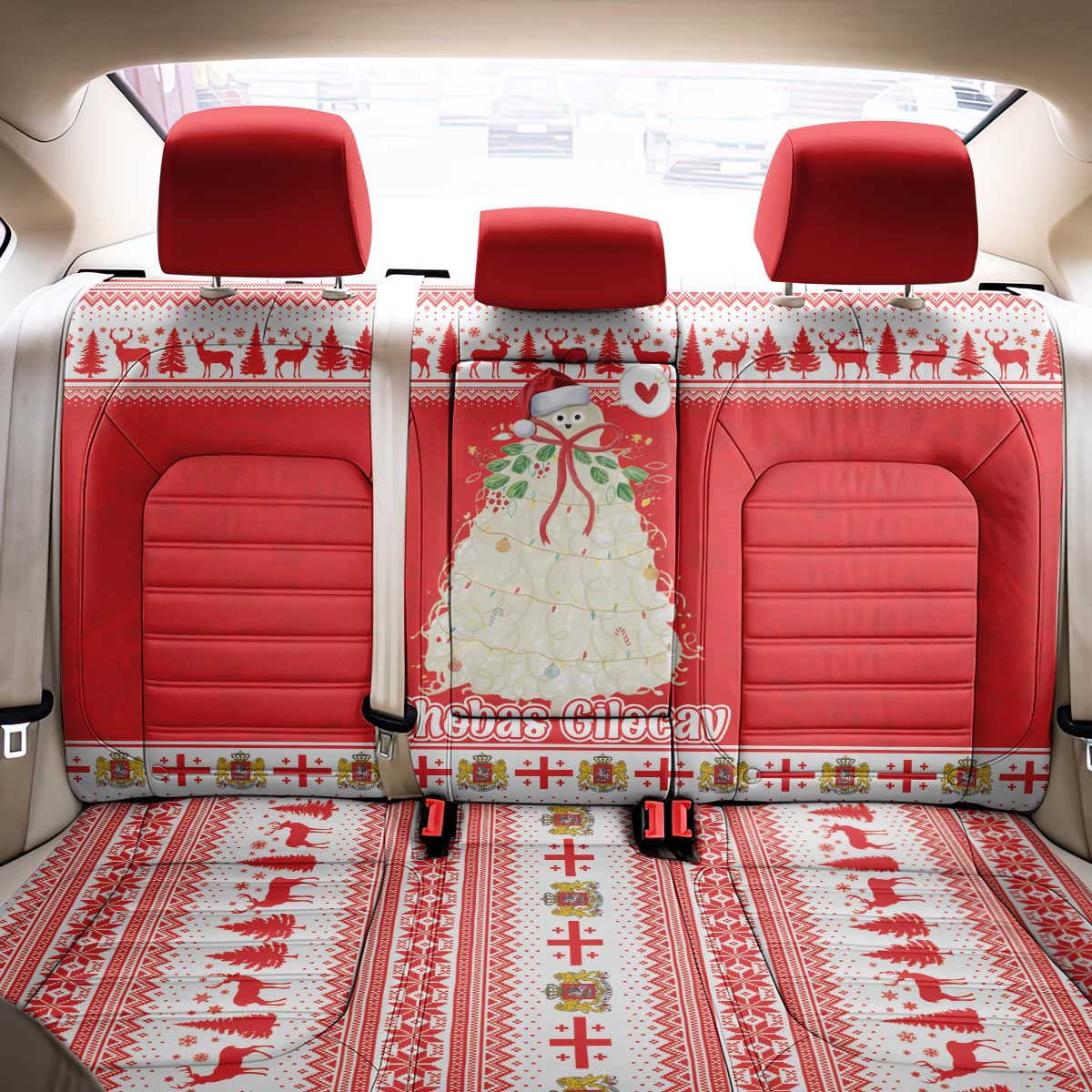 Georgia Christmas Chichilaki Back Car Seat Cover Celebrate Georgian Tradition - Wonder Print Shop
