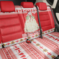 Georgia Christmas Chichilaki Back Car Seat Cover Celebrate Georgian Tradition - Wonder Print Shop