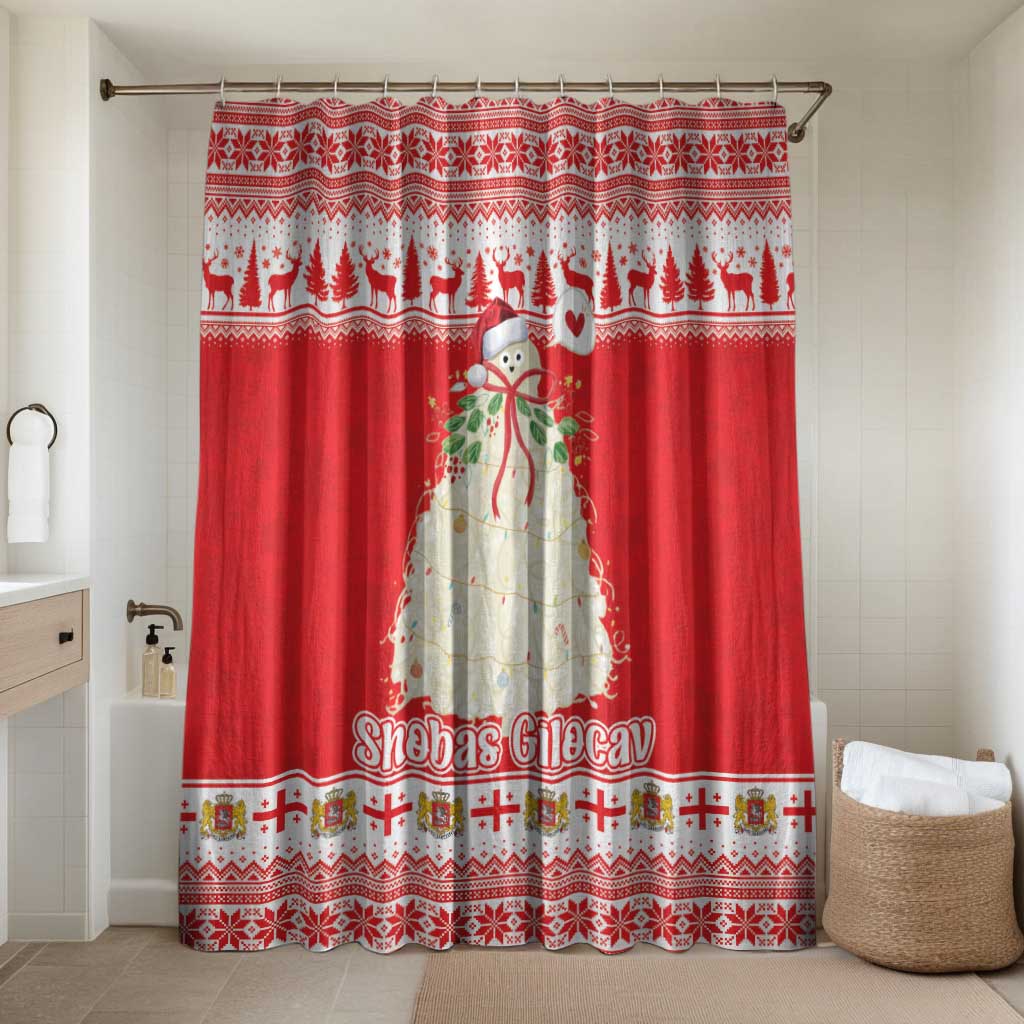 Georgia Christmas Chichilaki Bathroom Set Celebrate Georgian Tradition - Wonder Print Shop