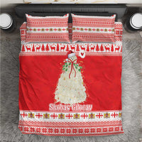 Georgia Christmas Chichilaki Bedding Set Celebrate Georgian Tradition - Wonder Print Shop