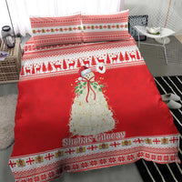 Georgia Christmas Chichilaki Bedding Set Celebrate Georgian Tradition - Wonder Print Shop