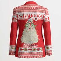 Georgia Christmas Chichilaki Blazer Celebrate Georgian Tradition - Wonder Print Shop