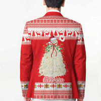 Georgia Christmas Chichilaki Blazer Celebrate Georgian Tradition - Wonder Print Shop