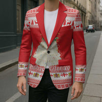 Georgia Christmas Chichilaki Blazer Celebrate Georgian Tradition - Wonder Print Shop