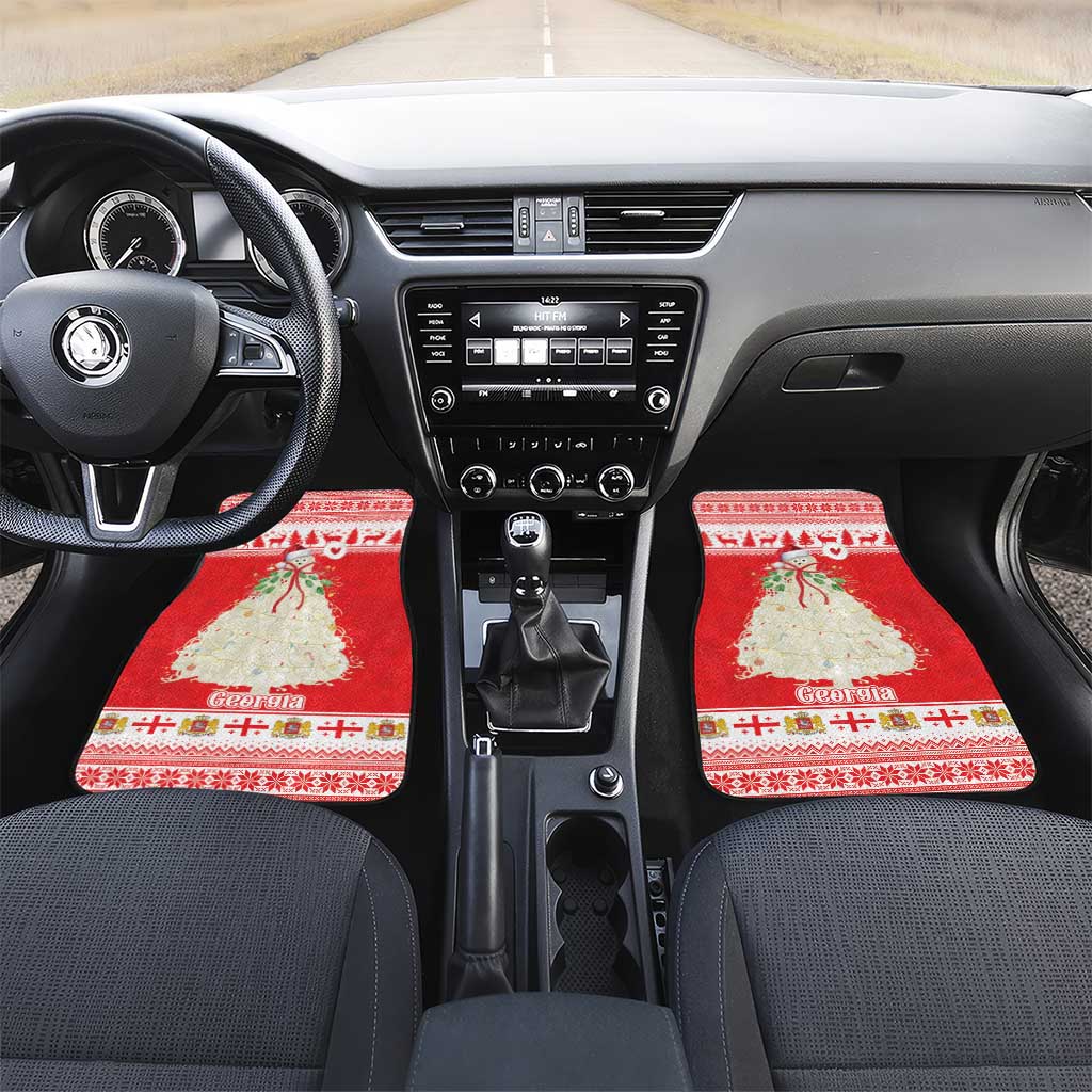 Georgia Christmas Chichilaki Car Mats Celebrate Georgian Tradition - Wonder Print Shop