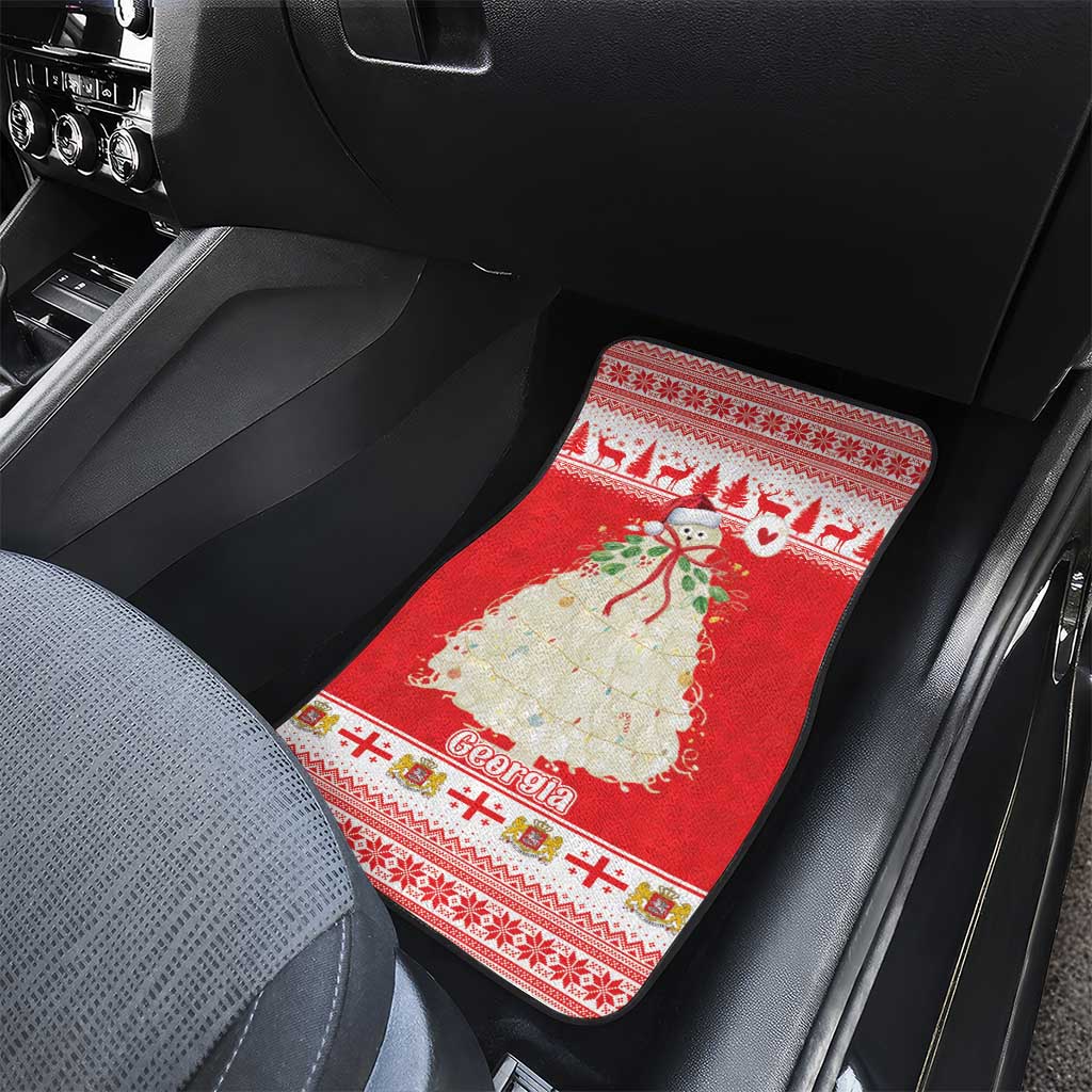 Georgia Christmas Chichilaki Car Mats Celebrate Georgian Tradition - Wonder Print Shop