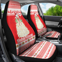 Georgia Christmas Chichilaki Car Seat Cover Celebrate Georgian Tradition - Wonder Print Shop