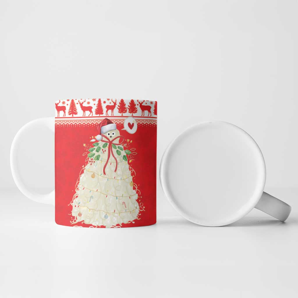 Georgia Christmas Chichilaki Ceramic Mug Celebrate Georgian Tradition - Wonder Print Shop