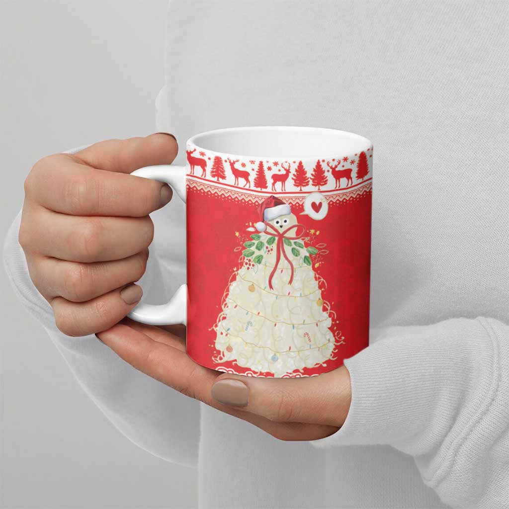 Georgia Christmas Chichilaki Ceramic Mug Celebrate Georgian Tradition - Wonder Print Shop