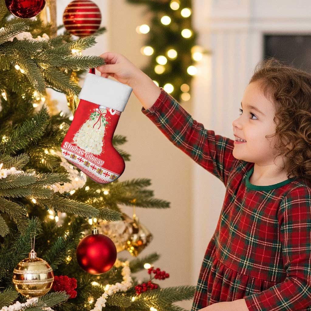 Georgia Christmas Chichilaki Christmas Stocking Celebrate Georgian Tradition - Wonder Print Shop