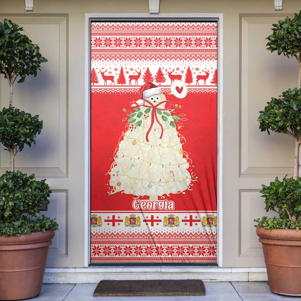 Georgia Christmas Chichilaki Door Cover Celebrate Georgian Tradition - Wonder Print Shop