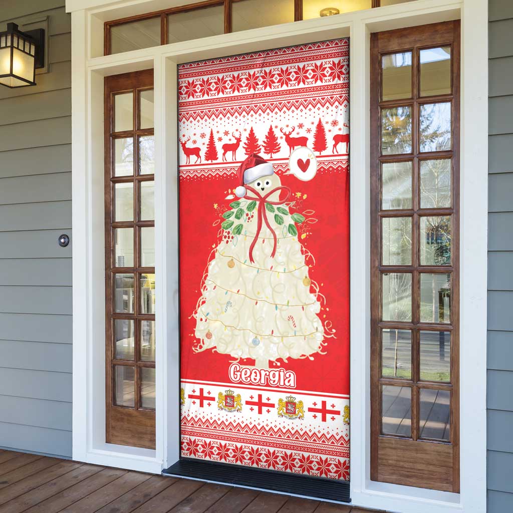 Georgia Christmas Chichilaki Door Cover Celebrate Georgian Tradition - Wonder Print Shop