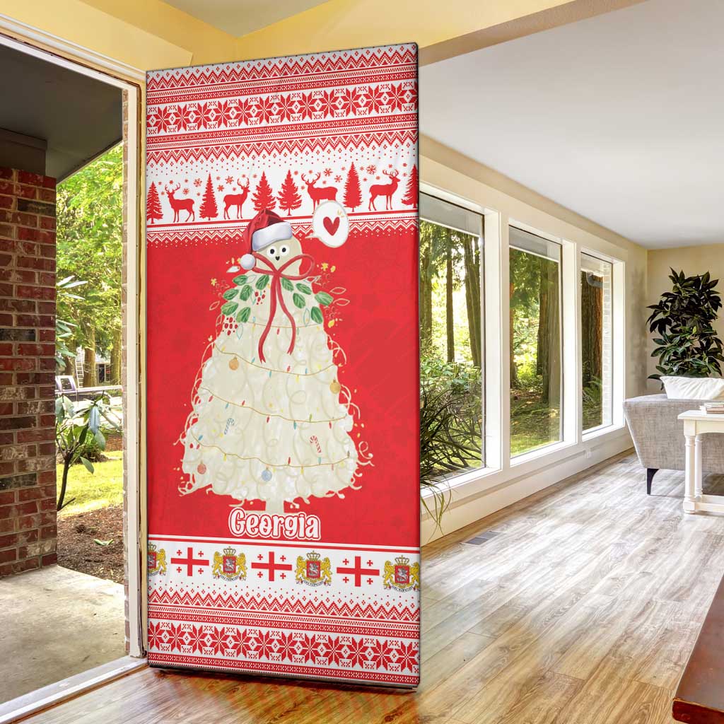 Georgia Christmas Chichilaki Door Cover Celebrate Georgian Tradition - Wonder Print Shop