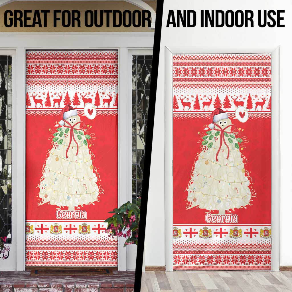 Georgia Christmas Chichilaki Door Cover Celebrate Georgian Tradition - Wonder Print Shop