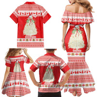Georgia Christmas Chichilaki Family Matching Mermaid Dress and Hawaiian Shirt Celebrate Georgian Tradition - Wonder Print Shop