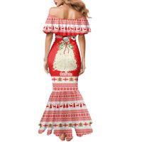 Georgia Christmas Chichilaki Family Matching Mermaid Dress and Hawaiian Shirt Celebrate Georgian Tradition - Wonder Print Shop