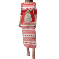 Georgia Christmas Chichilaki Family Matching Puletasi and Hawaiian Shirt Celebrate Georgian Tradition - Wonder Print Shop