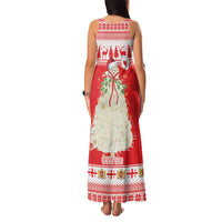 Georgia Christmas Chichilaki Family Matching Tank Maxi Dress and Hawaiian Shirt Celebrate Georgian Tradition - Wonder Print Shop