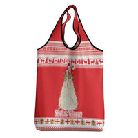 Georgia Christmas Chichilaki Grocery Bag Celebrate Georgian Tradition - Wonder Print Shop