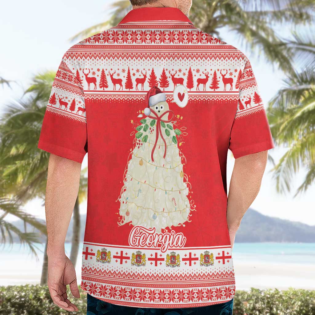 Georgia Christmas Chichilaki Hawaiian Shirt Celebrate Georgian Tradition - Wonder Print Shop