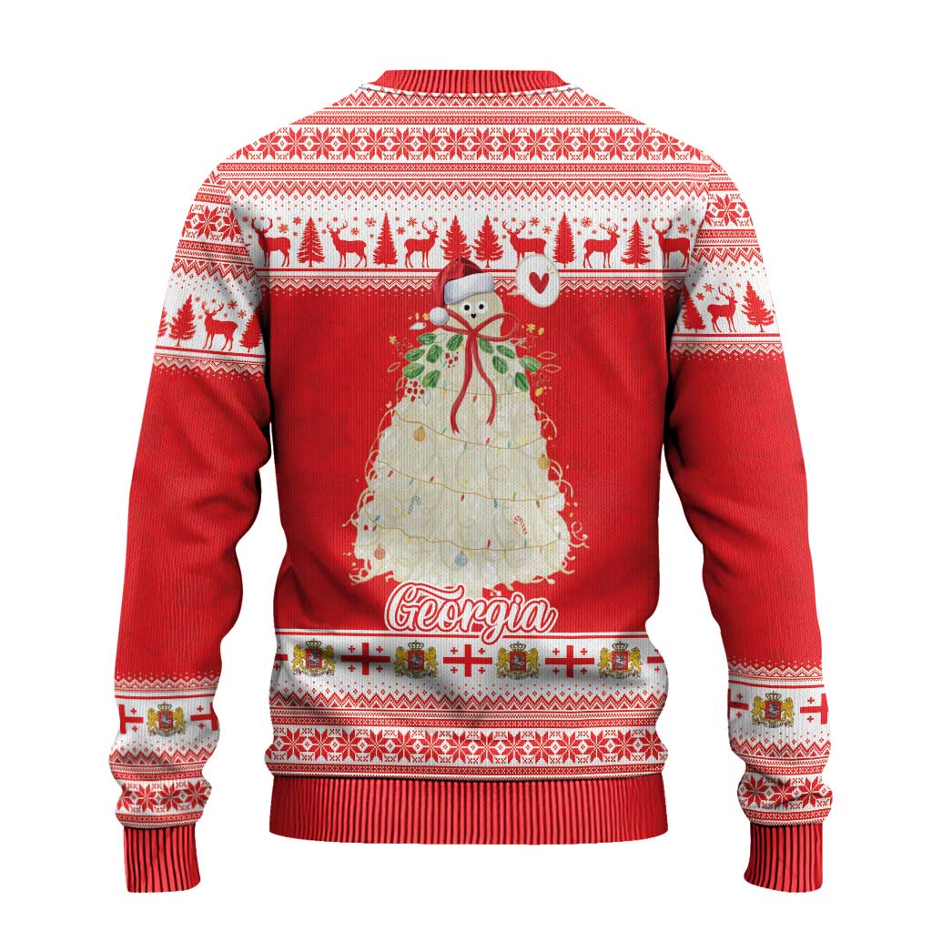 Georgia Christmas Chichilaki Ugly Christmas Sweater Celebrate Georgian Tradition - Wonder Print Shop