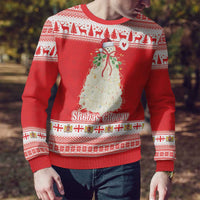 Georgia Christmas Chichilaki Ugly Christmas Sweater Celebrate Georgian Tradition - Wonder Print Shop