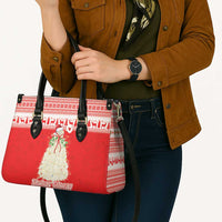 Georgia Christmas Chichilaki Leather Bag Celebrate Georgian Tradition - Wonder Print Shop